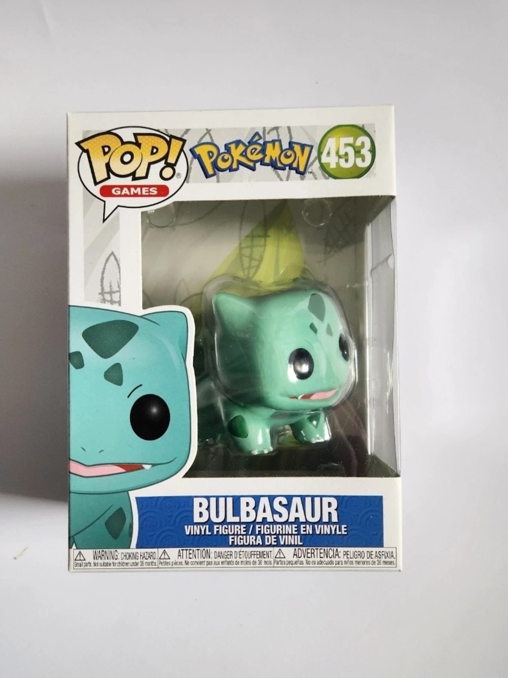 NIB Funko Pop! Games Pokemon Bulbasaur #453 Vinyl Figure